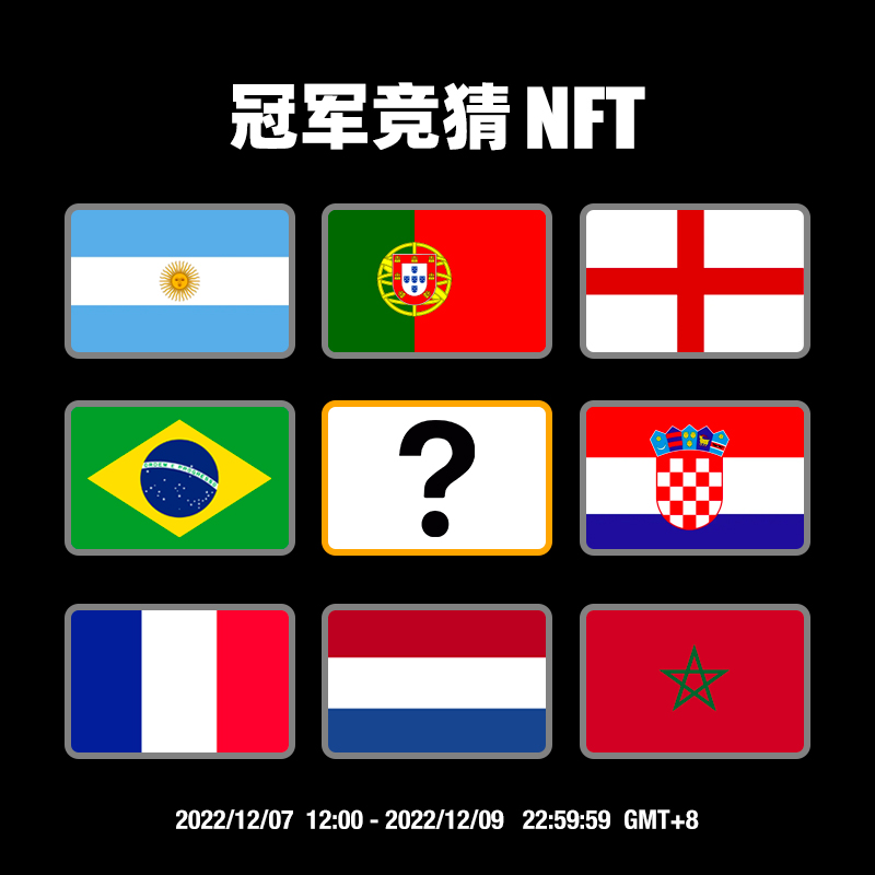 2022 冠军竞猜 NFT